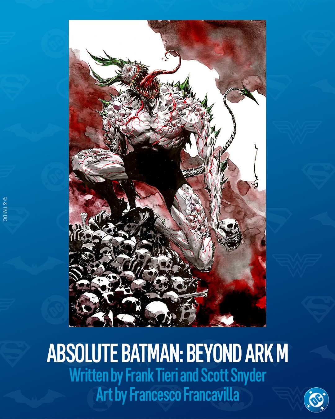 The Joker's design for Absolute Batman Beyond Ark M