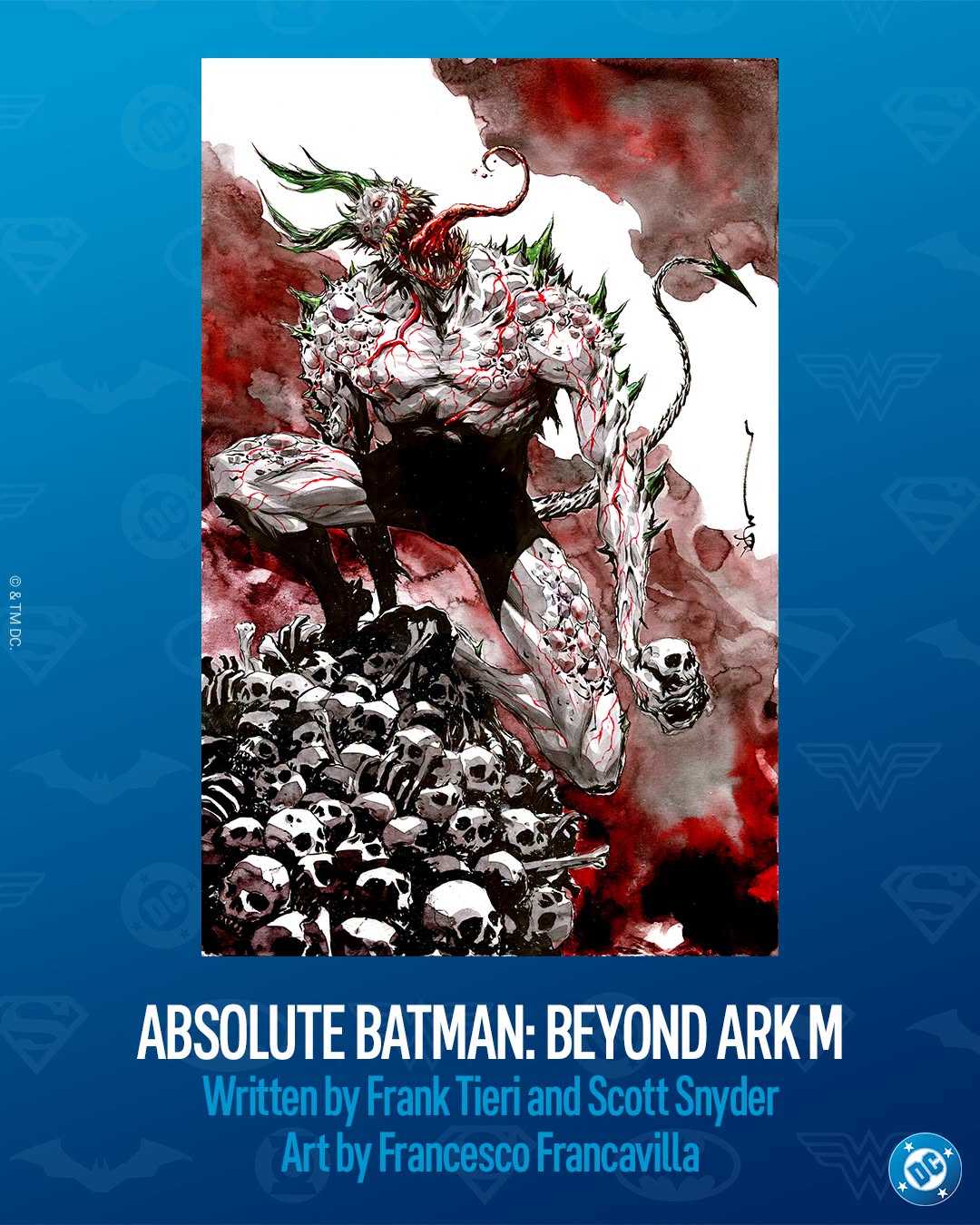 The Joker's design for Absolute Batman Beyond Ark M
