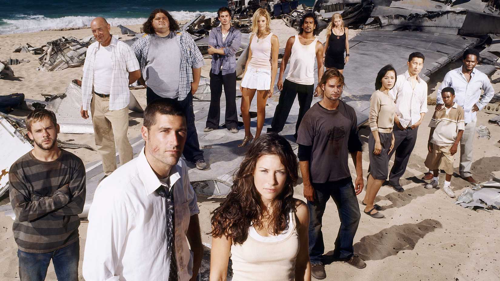 The main cast of Lost in a publicity still
