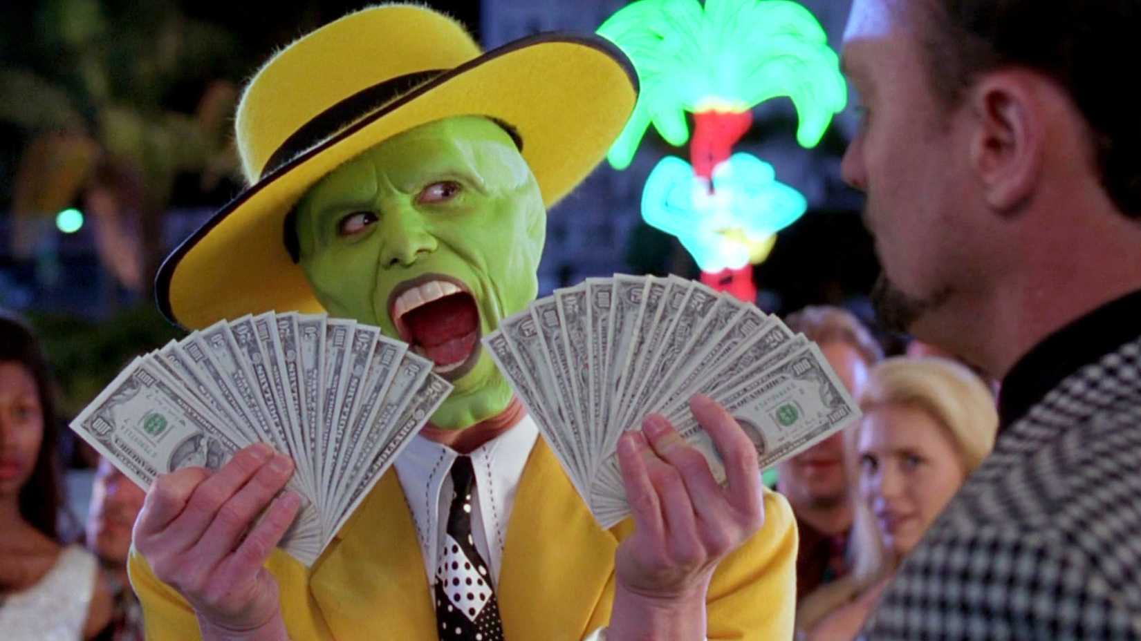 The Mask's Jim Carrey as Stanley Ipkiss