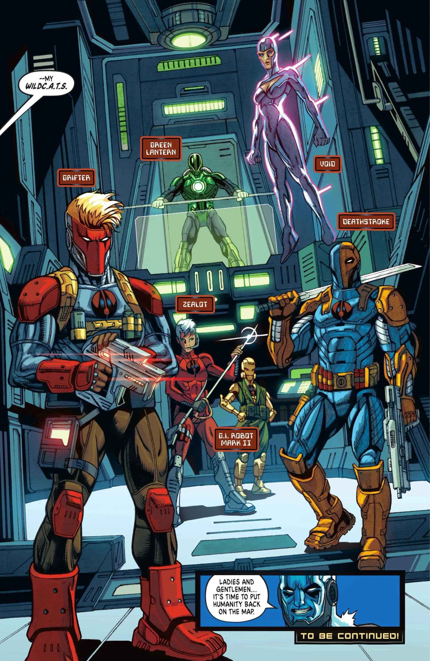The new WildCATS debut in Superman Father of Tomorrow #3