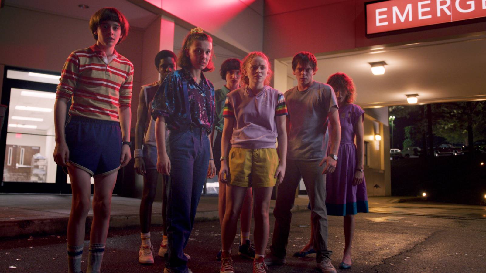 The Party at the Harcourt Mall in Stranger Things season 3