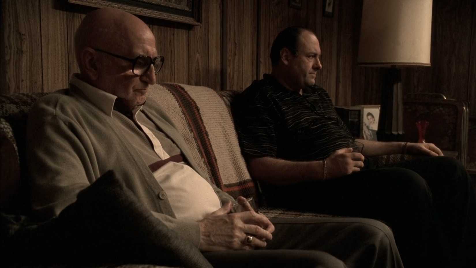 Tony and Junior in The Sopranos Season 5