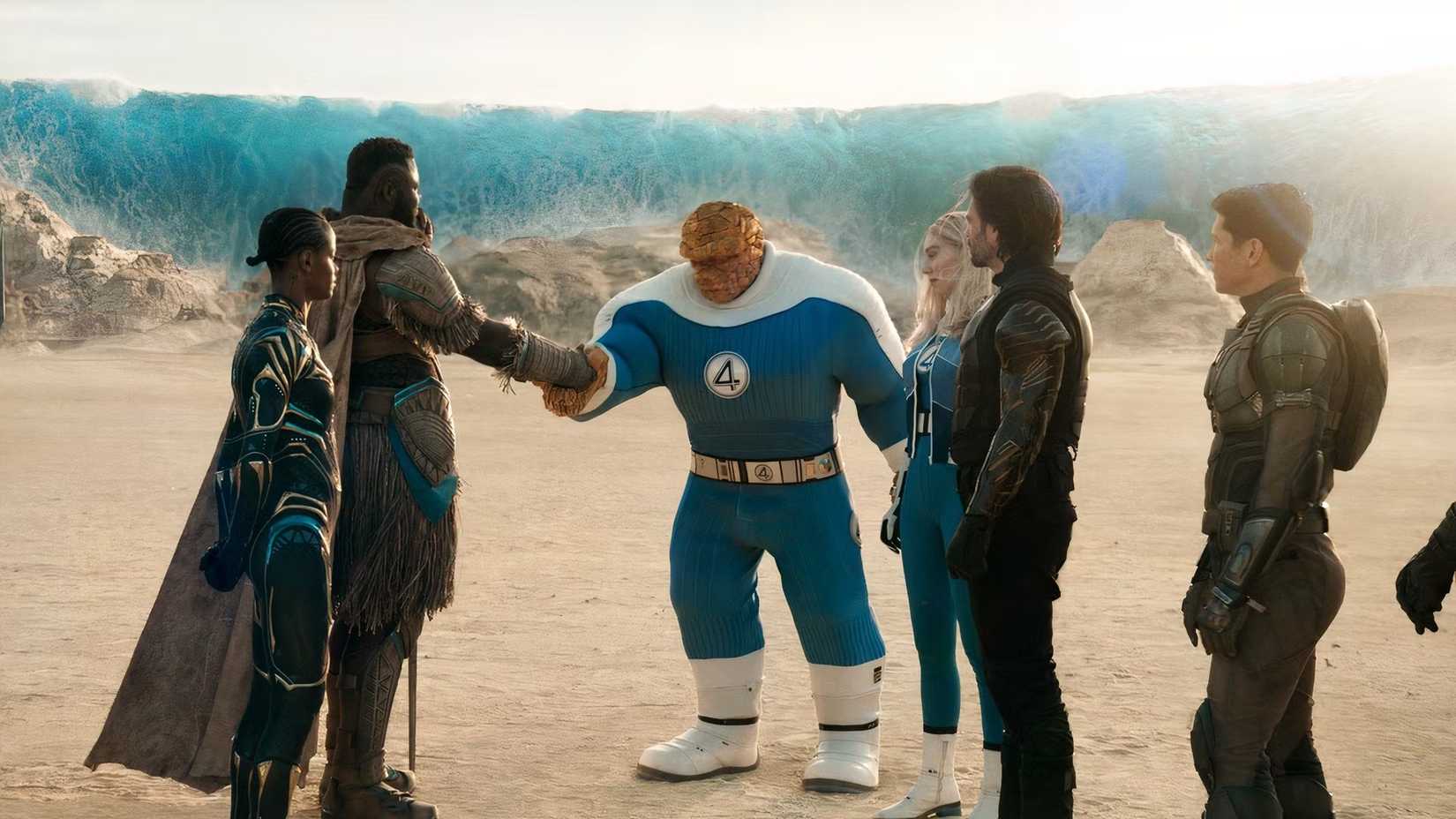 Thing and Sue meet the Wakandans in Avengers Doomsday