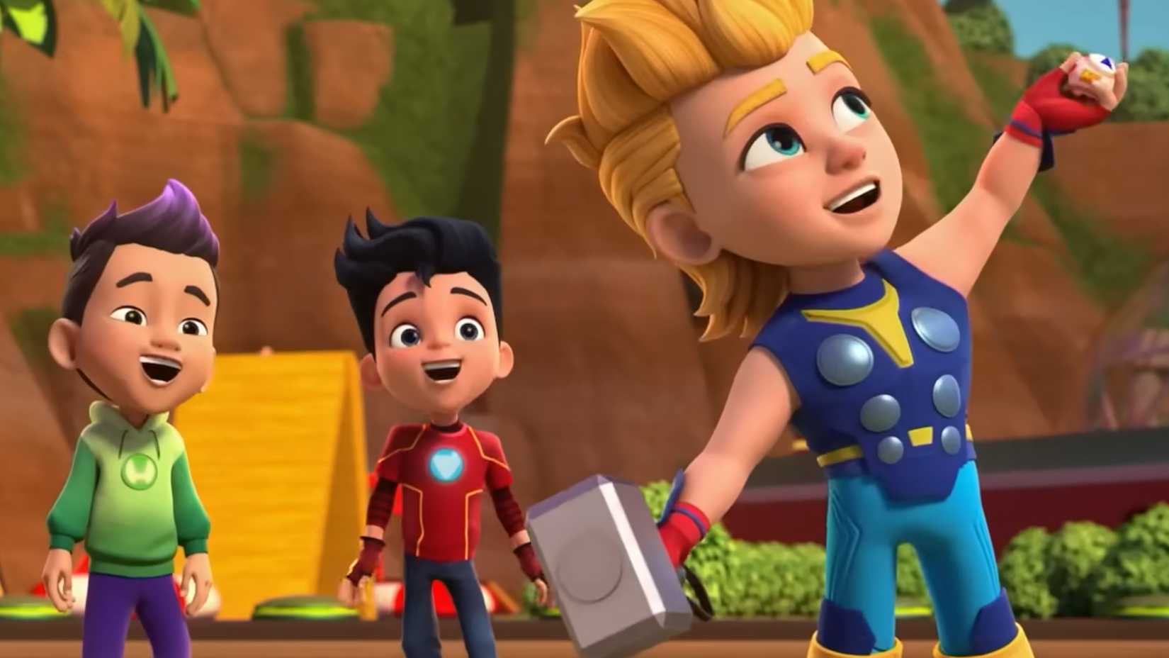 thor's civilian design in iron man and his awesome friends