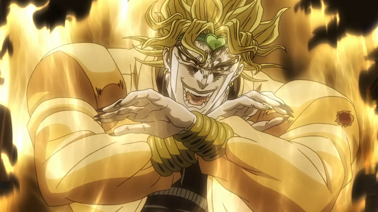 Jojo's Bizarre Adventure Dio using The World