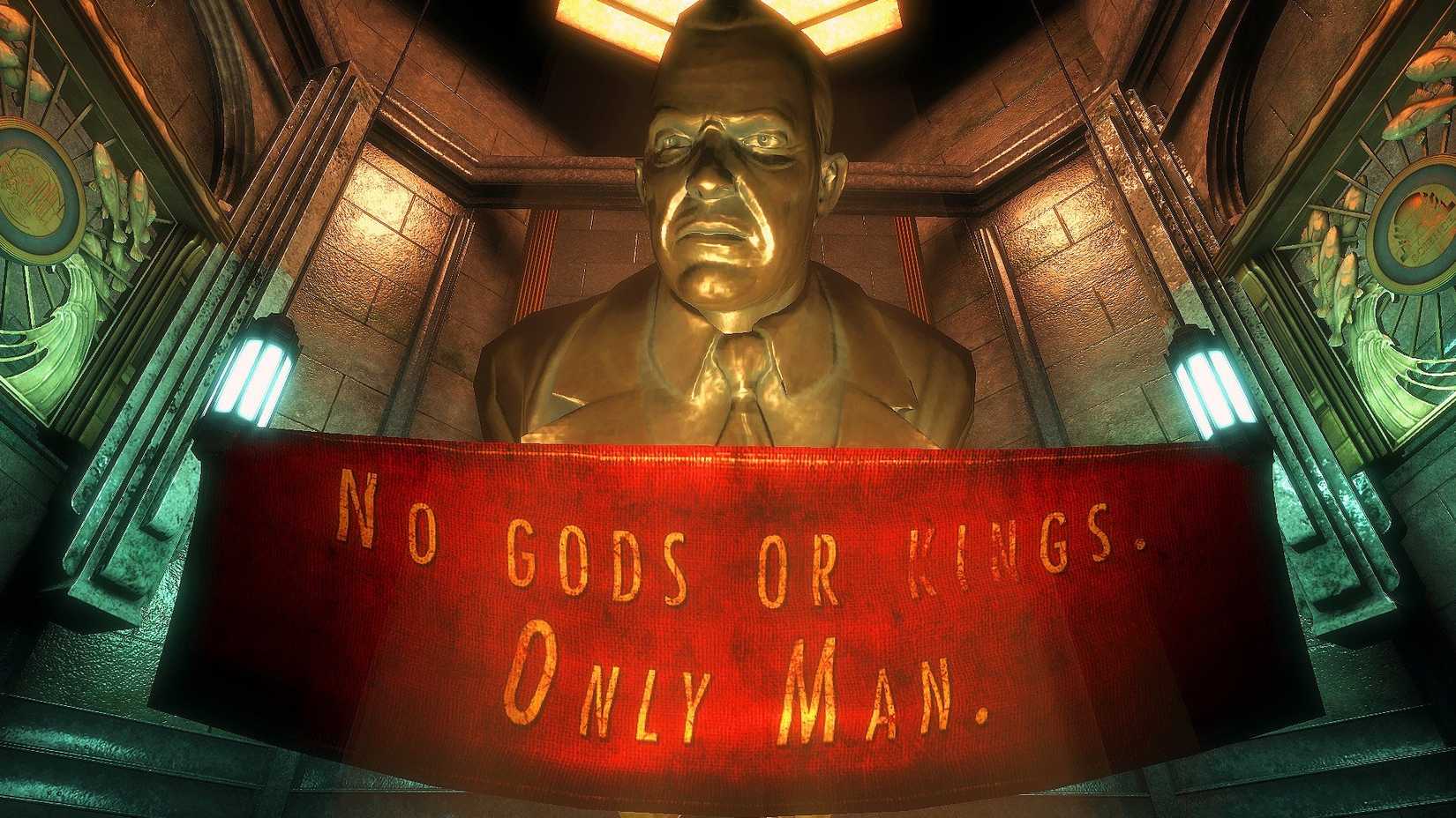 Bioshock banner no gods or kings