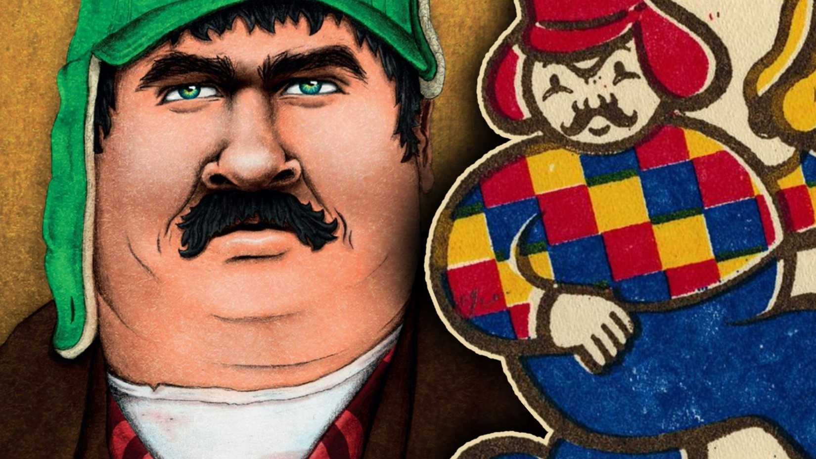 two confederacy of dunces covers combined, showing different images of ignatius j reilly