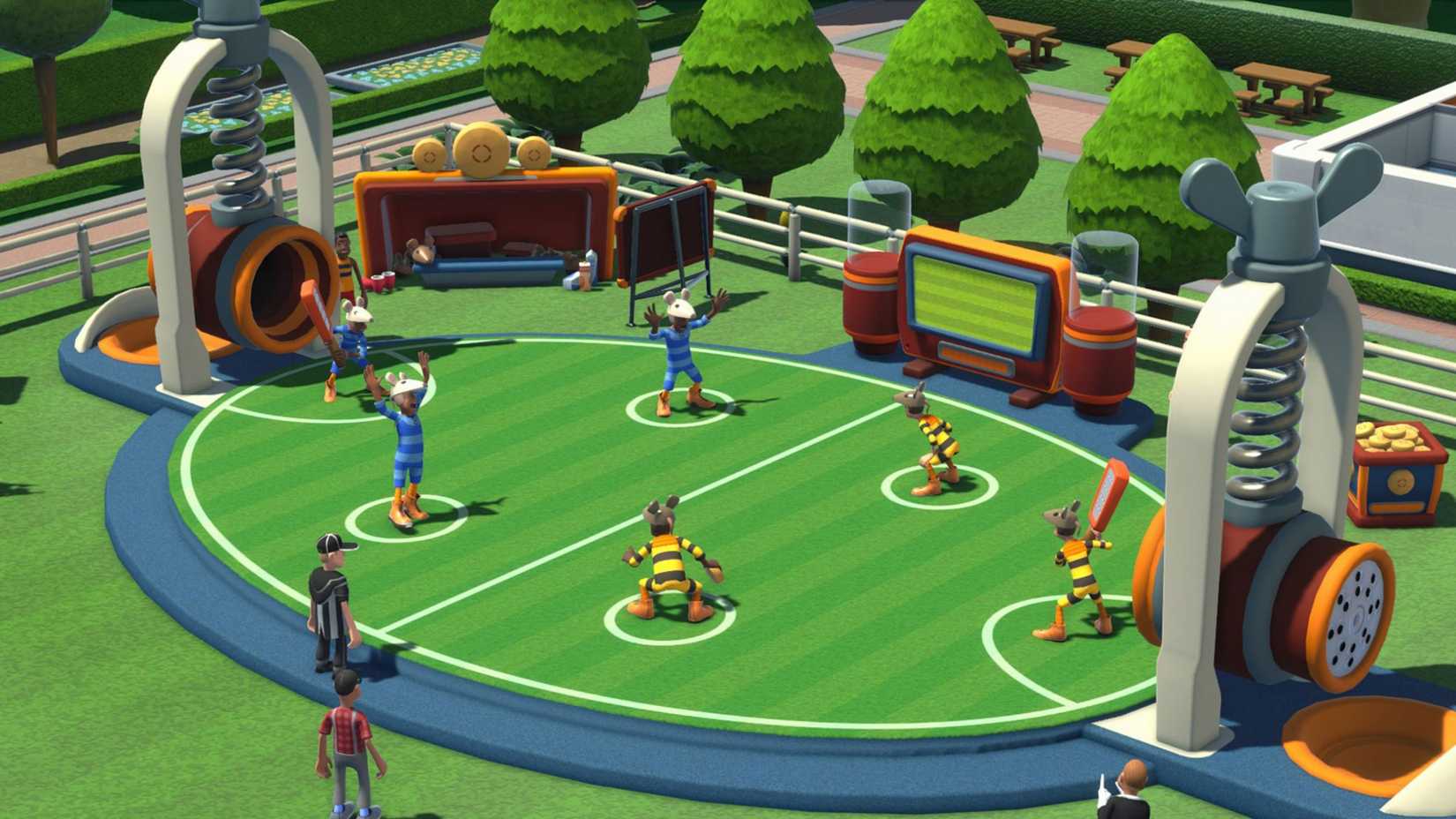 Two Point Campus screenshot of a sports game