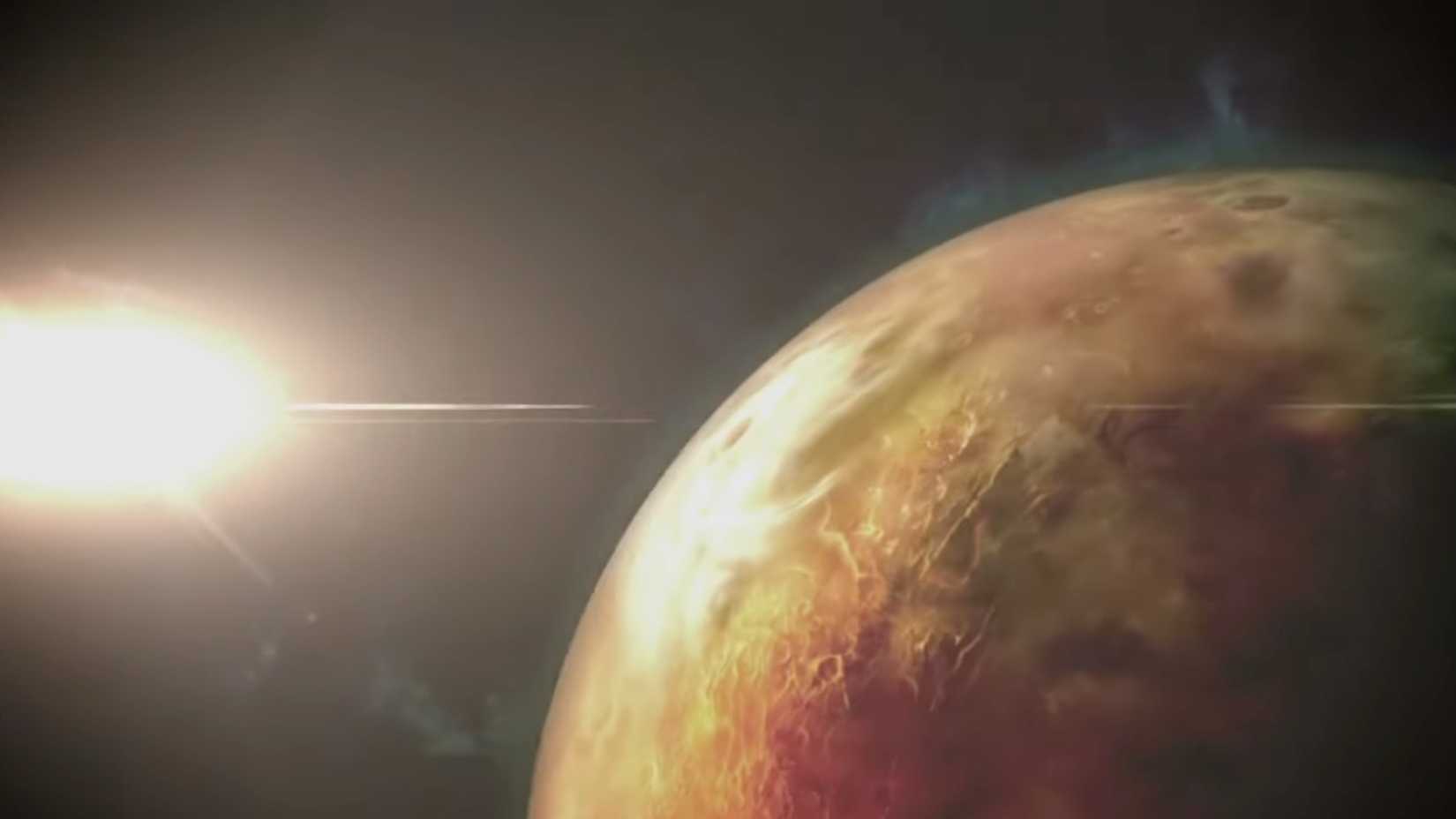 Ultramarines A Warhammer 40,000 Movie shot of a planet from space