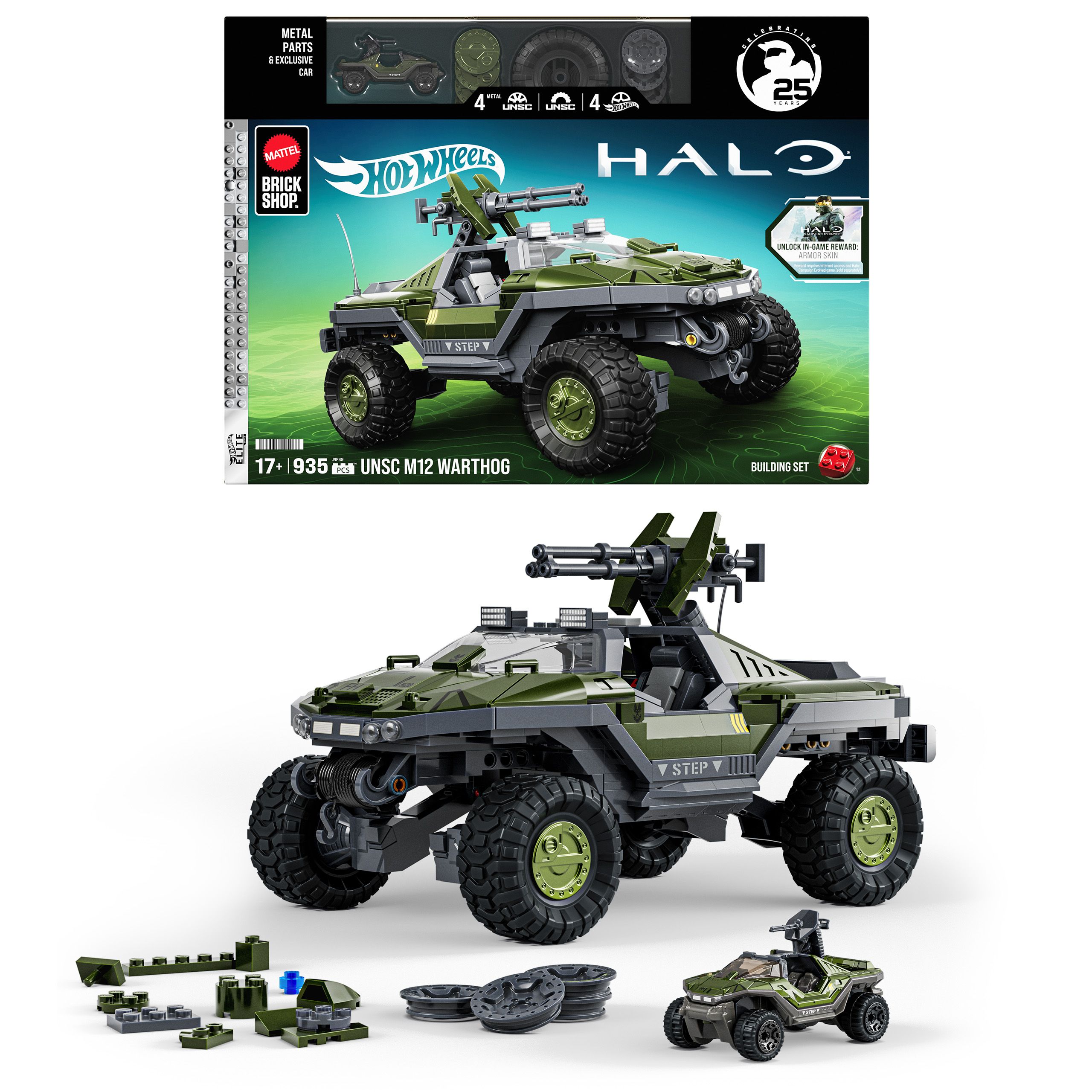 UNSC M12 Warthog Mattel Brick Shop In-Game Armor