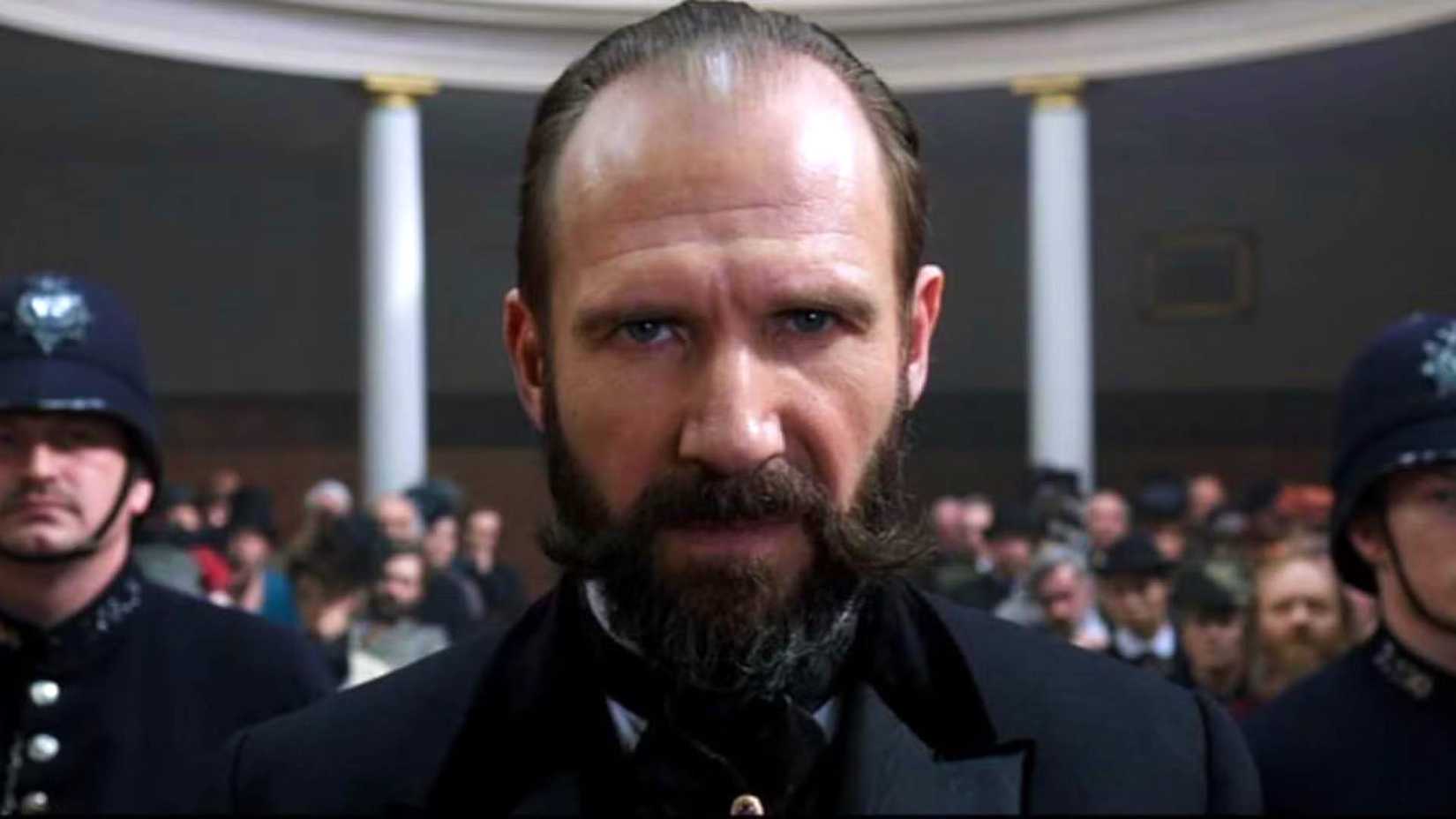 Ralph Fiennes as Professor Moriarty in Holmes & Watson