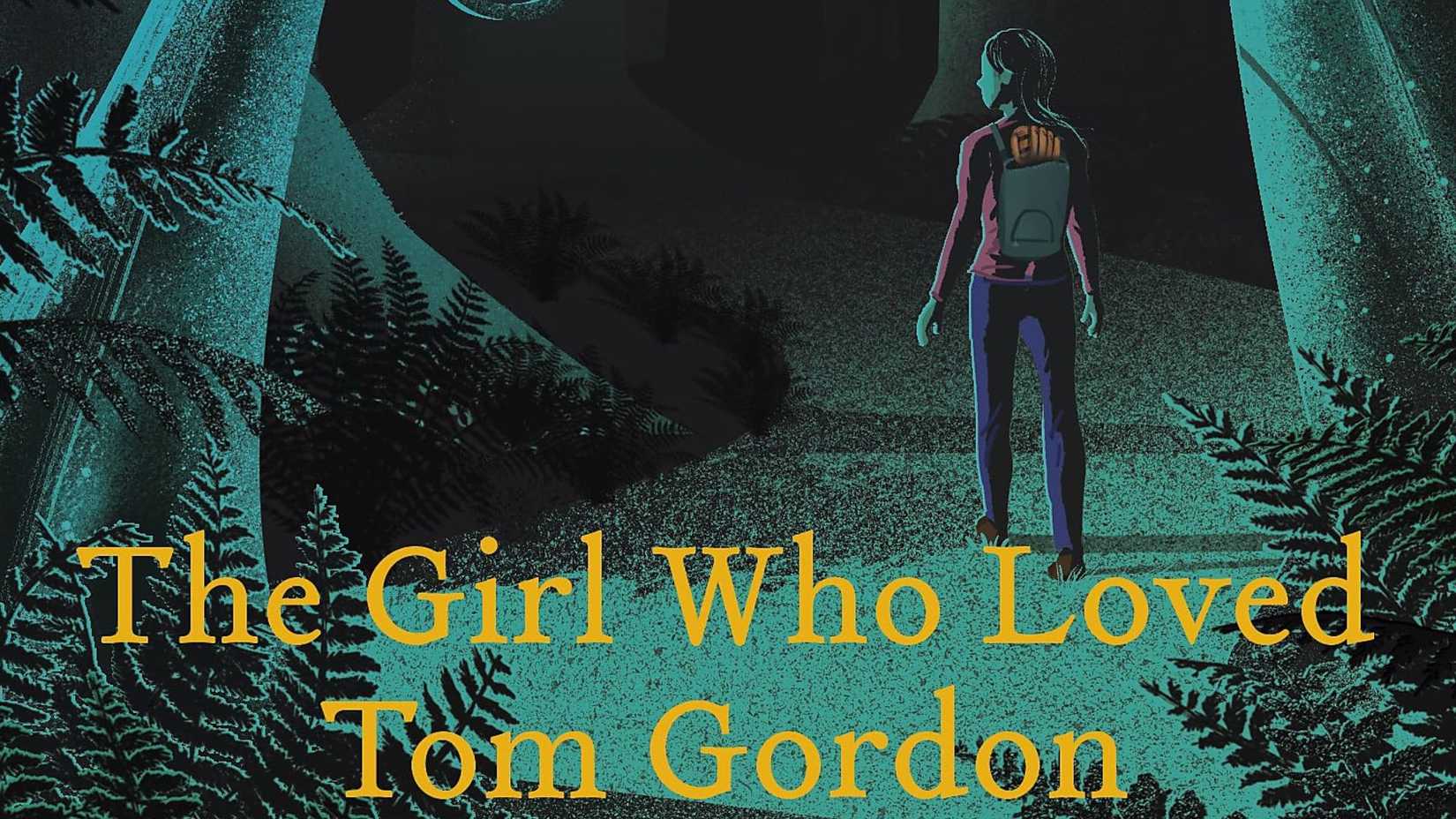 A close-up of the cover of Stephen King's The Girl Who Loved Tom Gordon