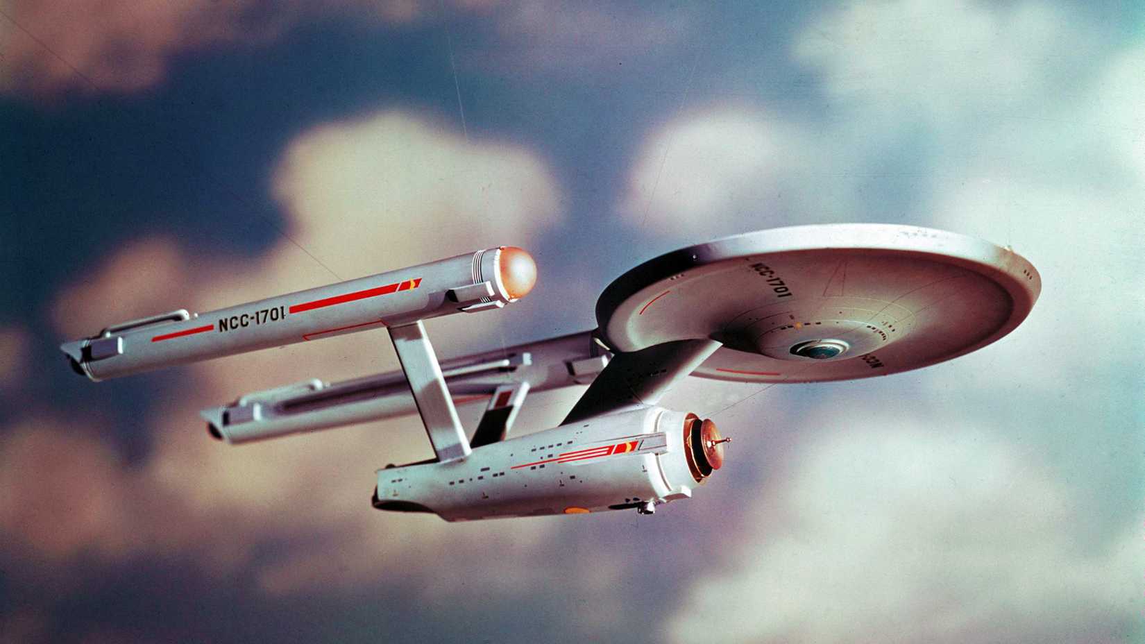 USS Enterprise in the sky
