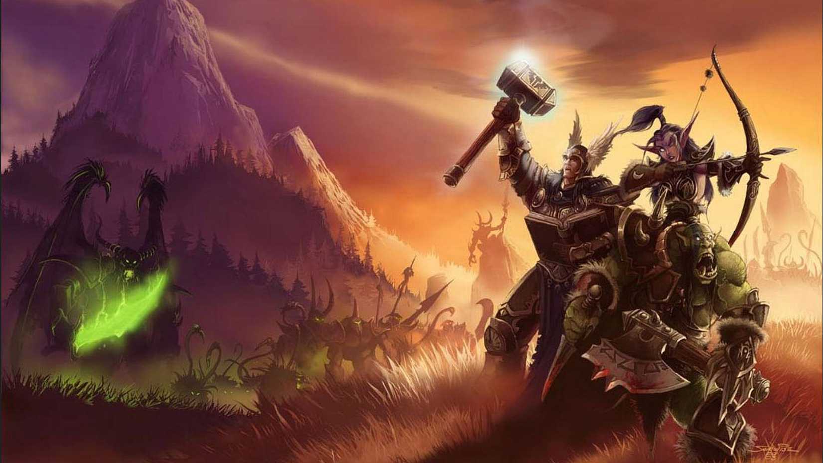  The Roleplaying Game featuring heroes near approaching enemies.