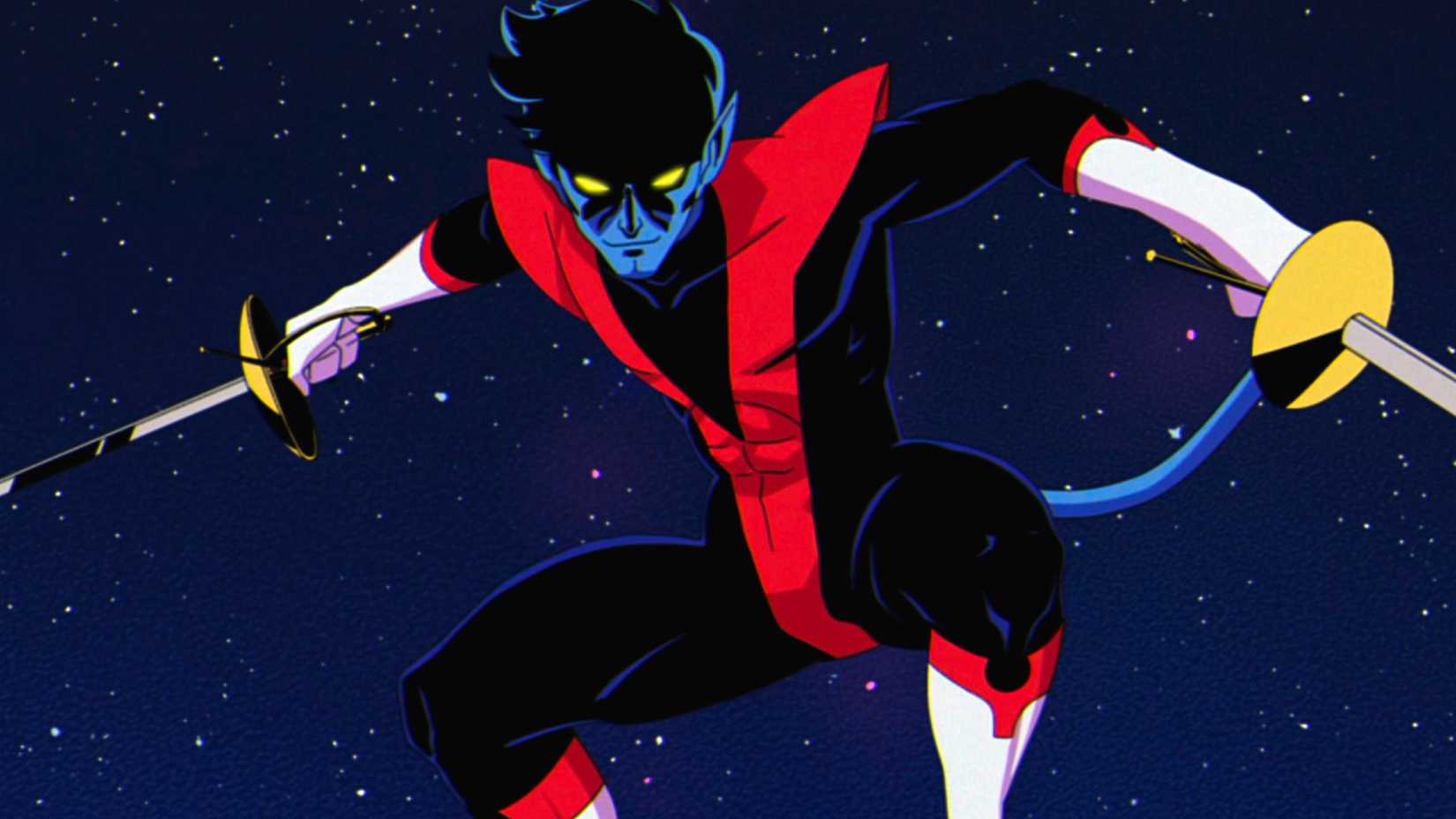 X-Men 97 featuring Nightcrawler in action