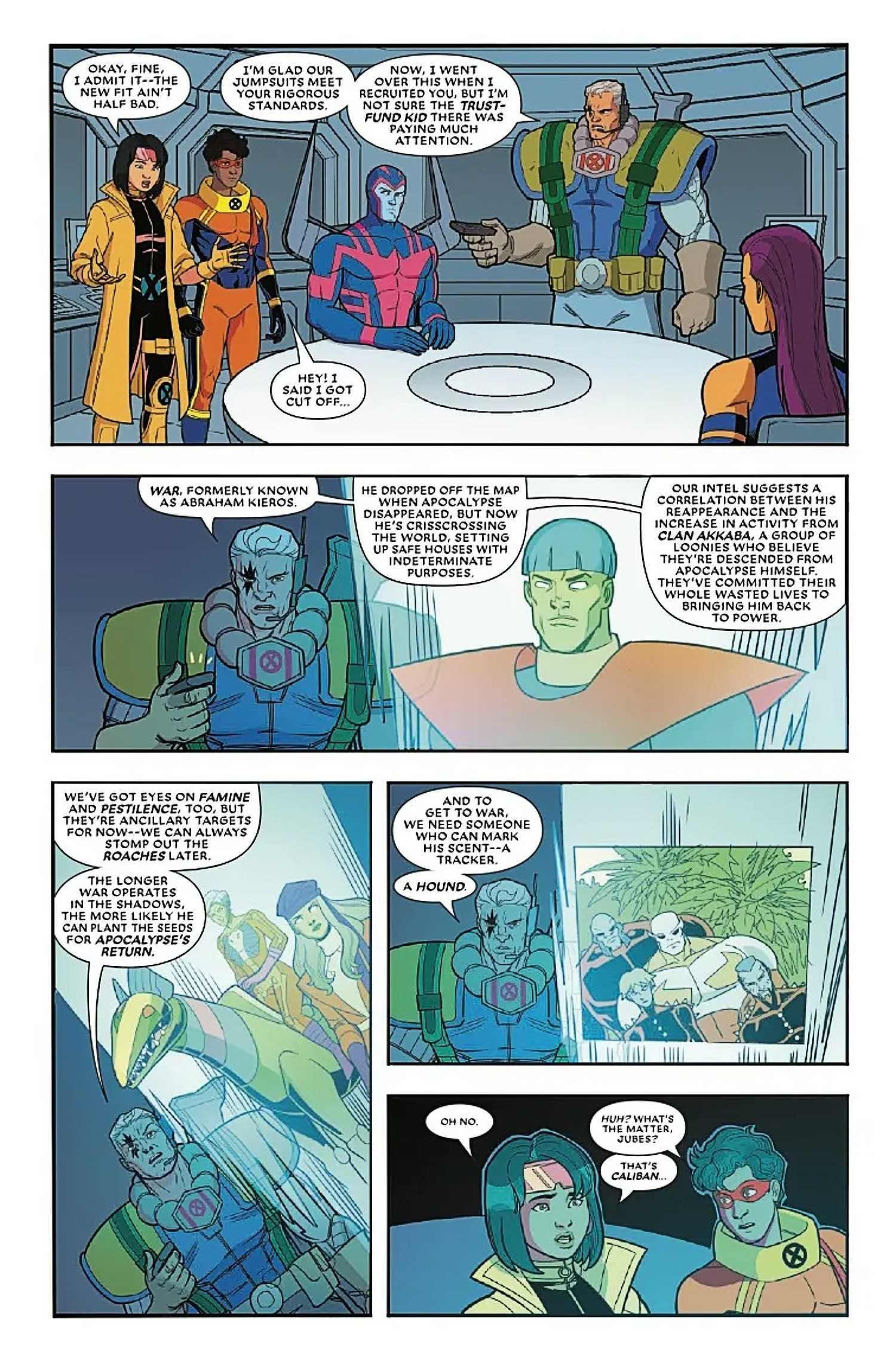 X-Men 97 Season Two #2, X-Force team meeting in their new gear