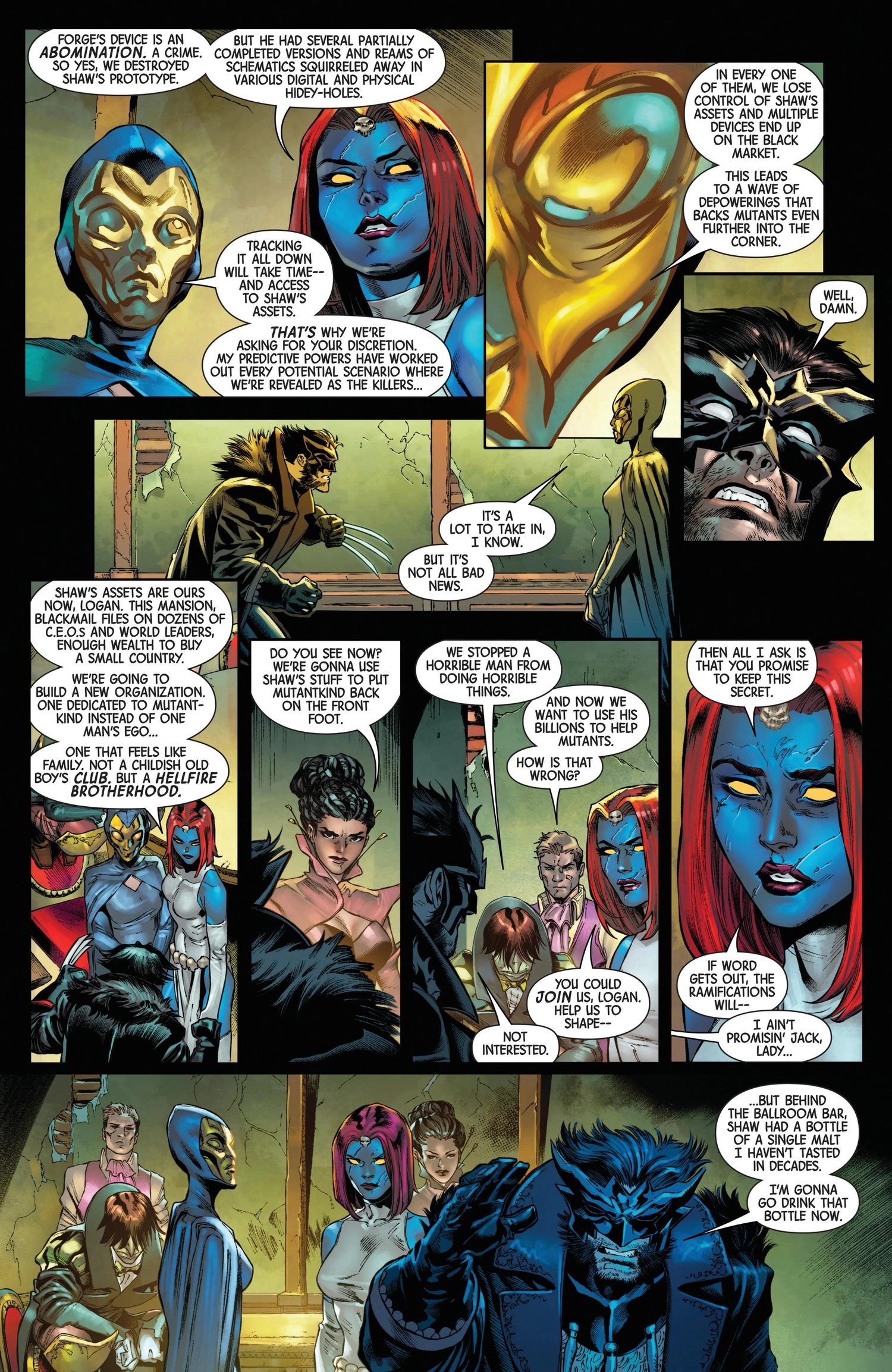 x-men hellfire murder new brotherhood