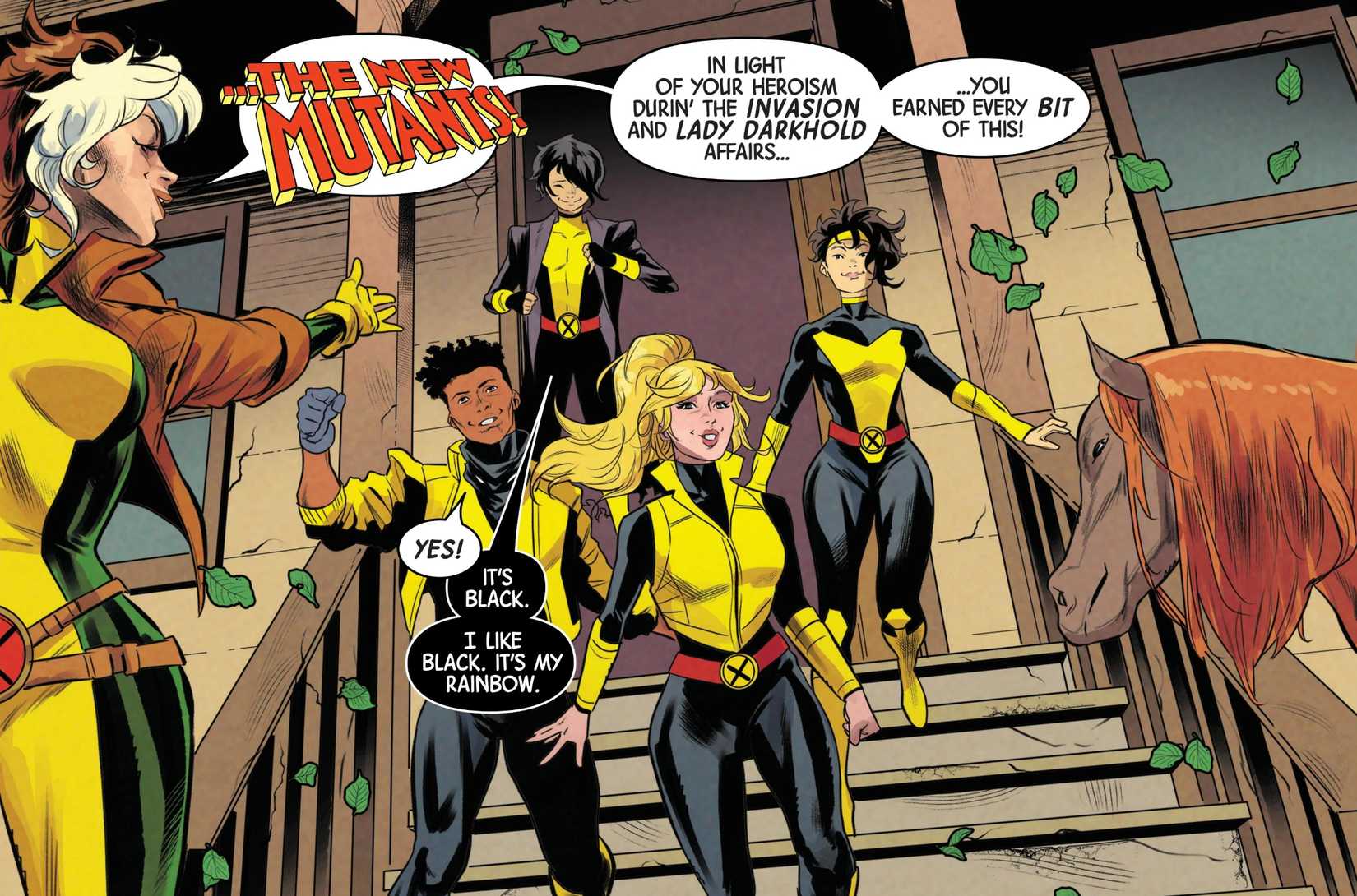 X-MEN'S ROGUE AND GAMBIT CROWN THE NEW MUTANTS 1