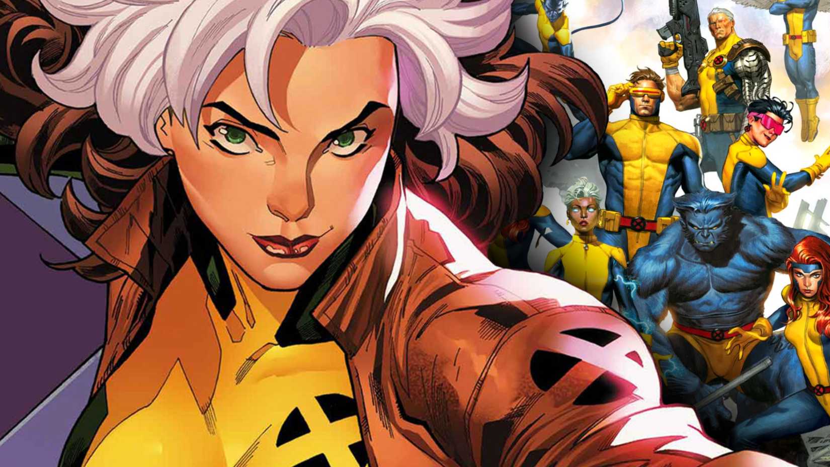 x-men's rogue and other members in matching costumes 2