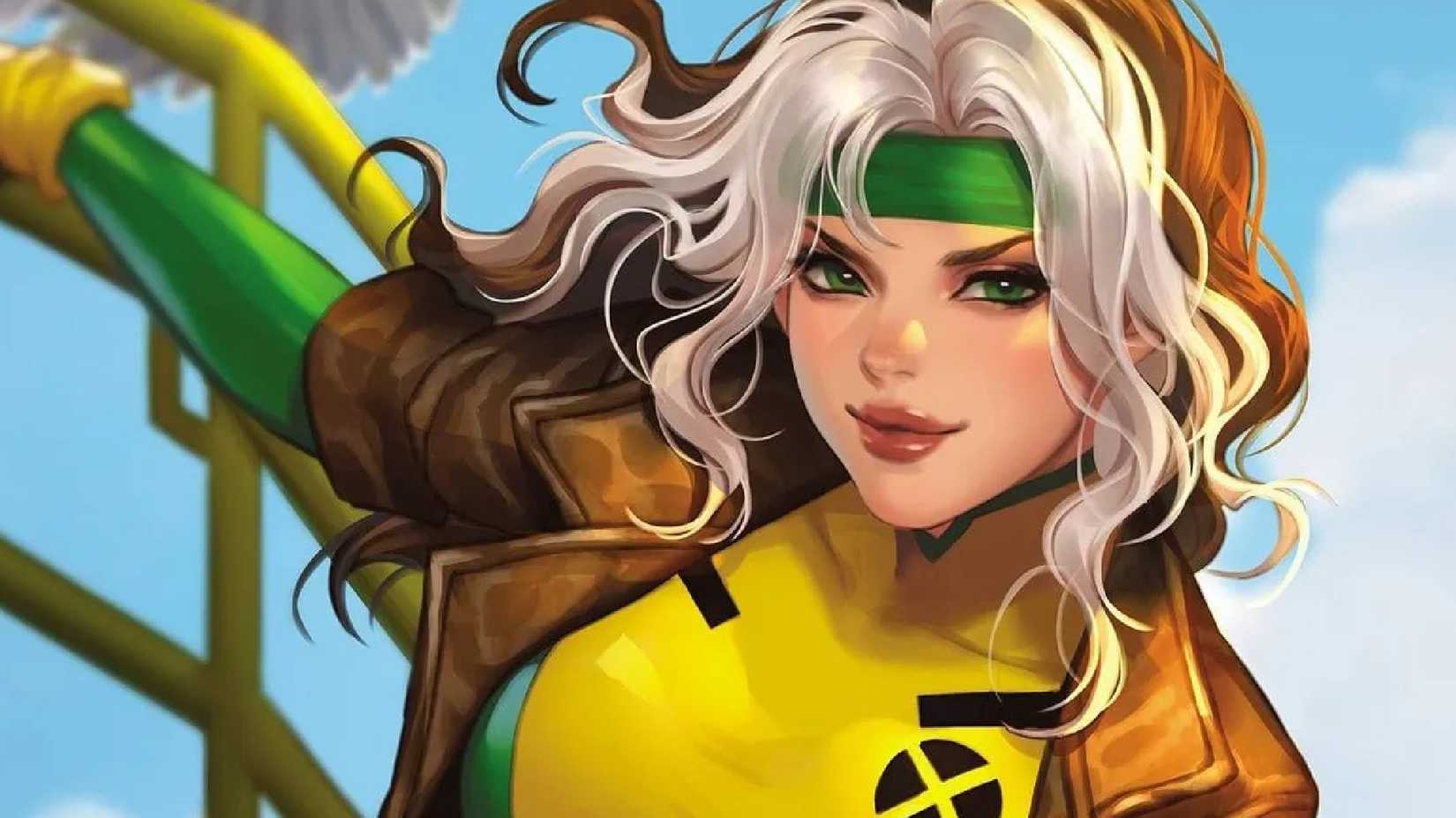 x-men's rogue at the beach