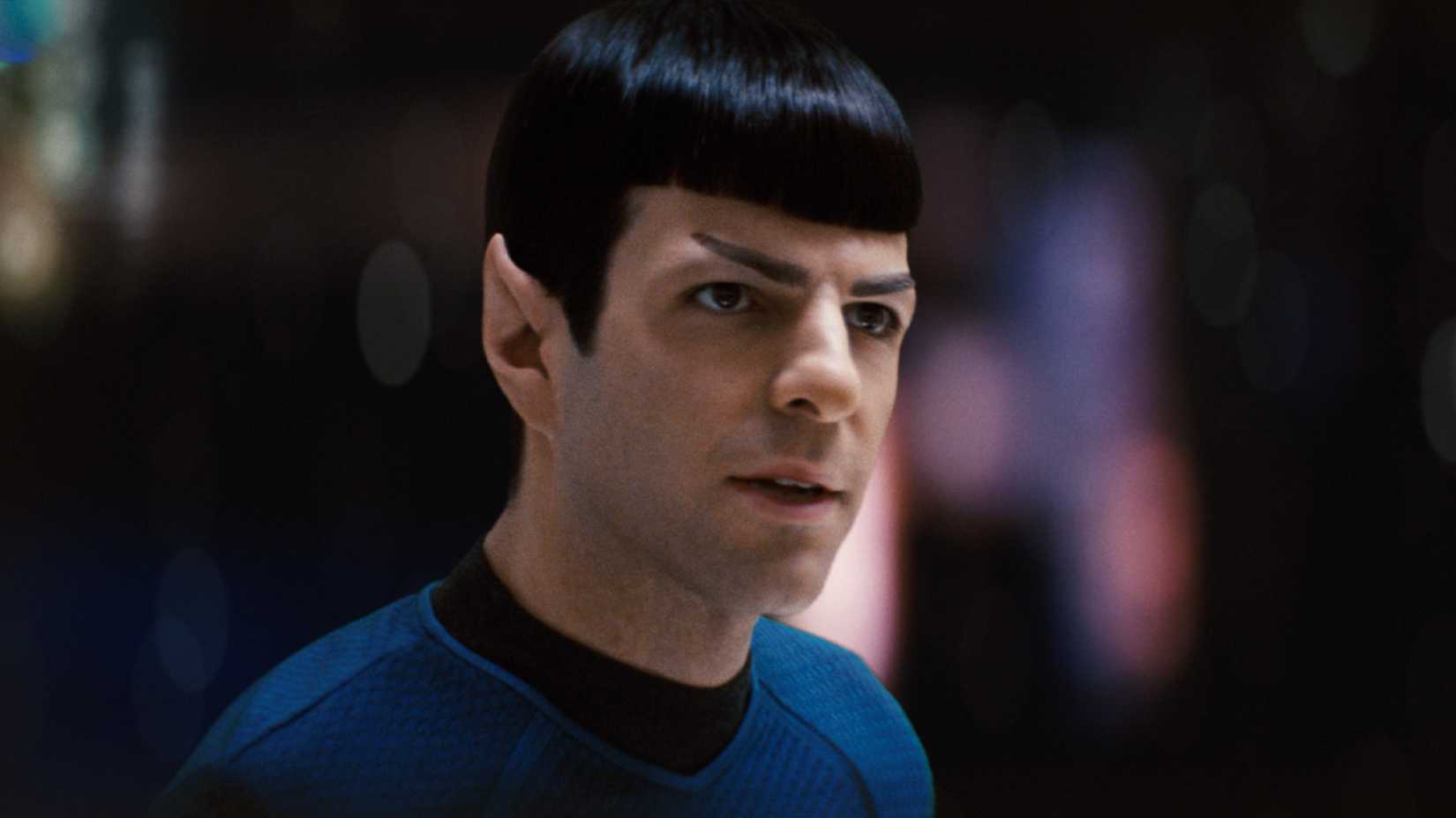 Zachary Quinto as Spock in Star Trek