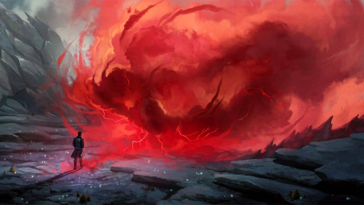 Image shows concept art for the Stormlight Archives