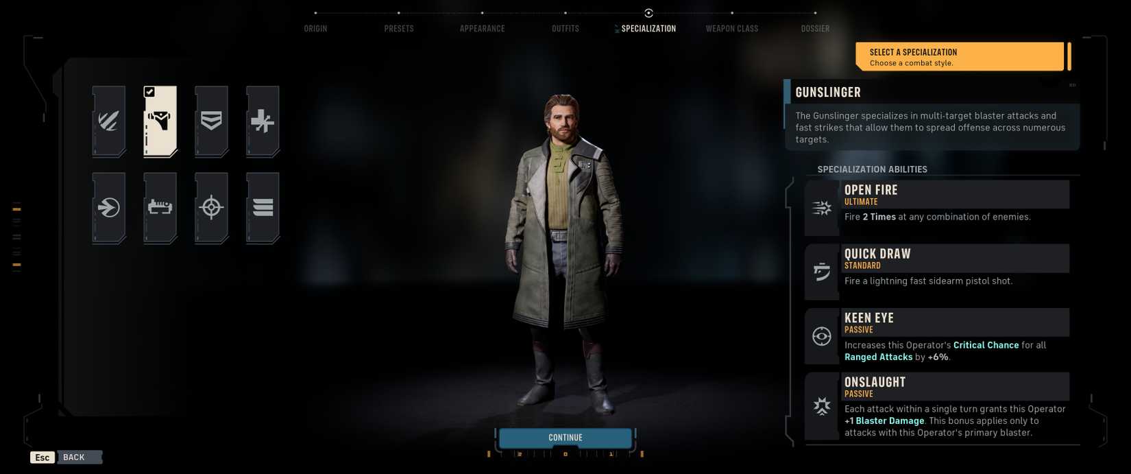 Star Wars Zero Company Gunslinger
