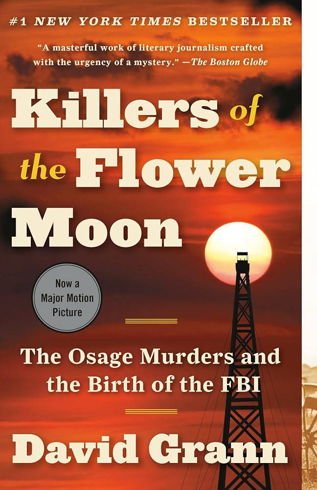 Killers of the Flower Moon book cover
