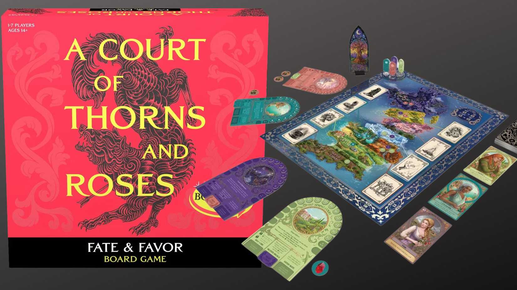 A Court Of Thorns And Roses board game Fate and Favor