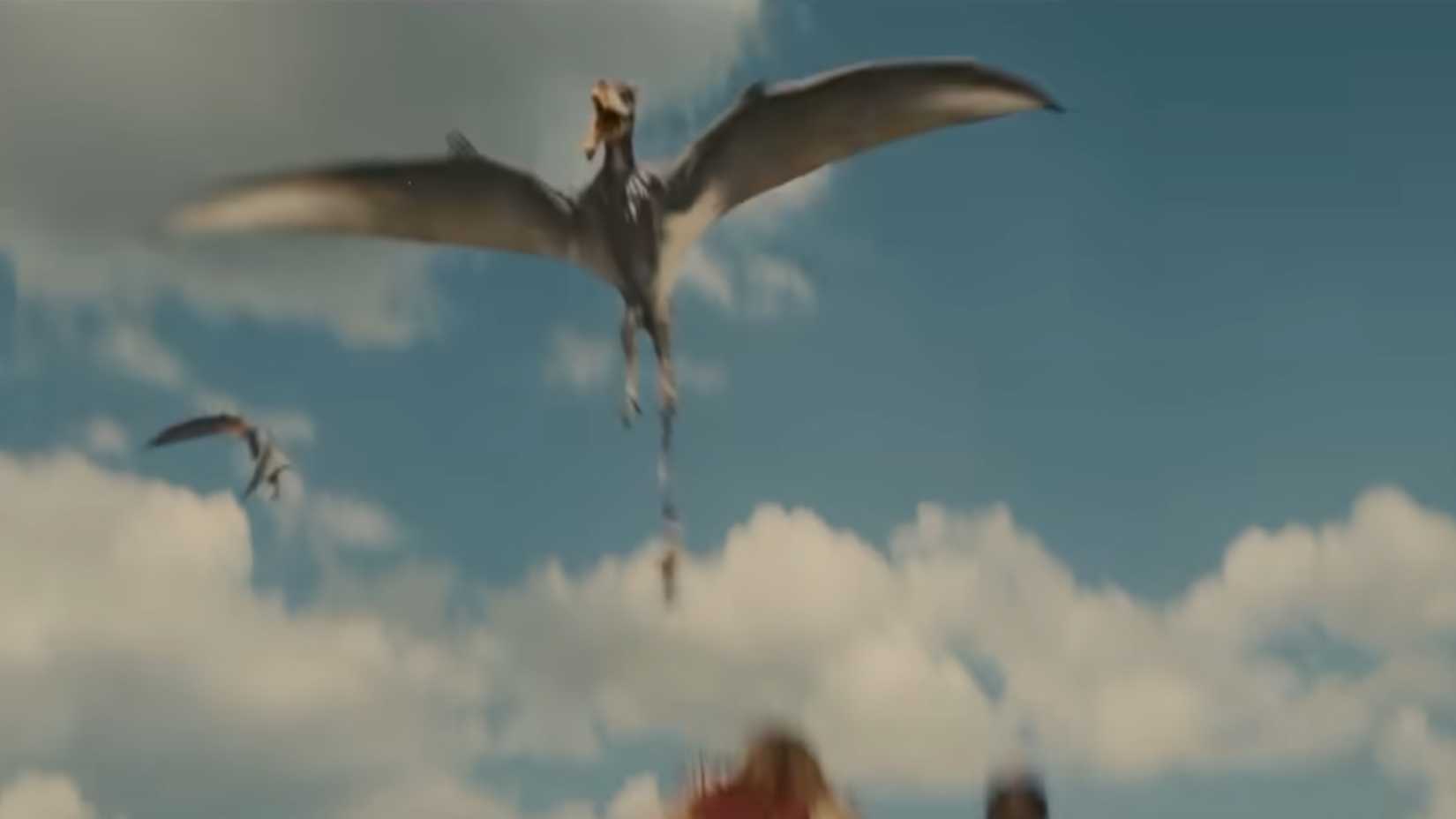 a flying dinosaur from the end of oak street trailer