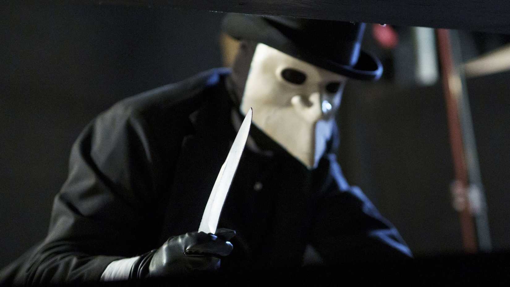 A masked killer in Slasher season 4 Flesh and Blood