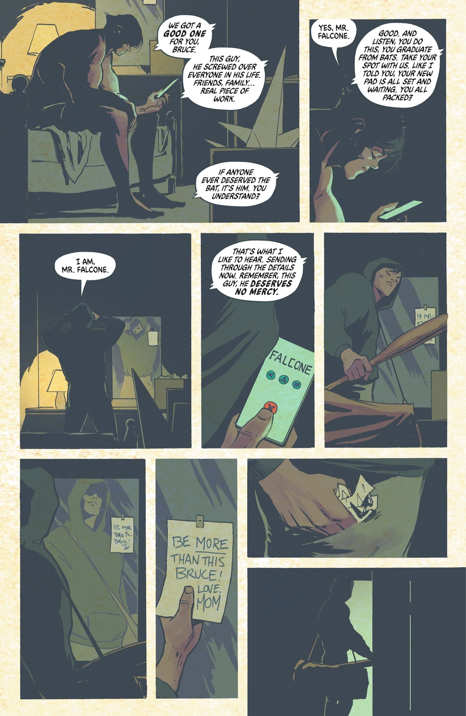 absolute batman 23 falcone bruce bat man