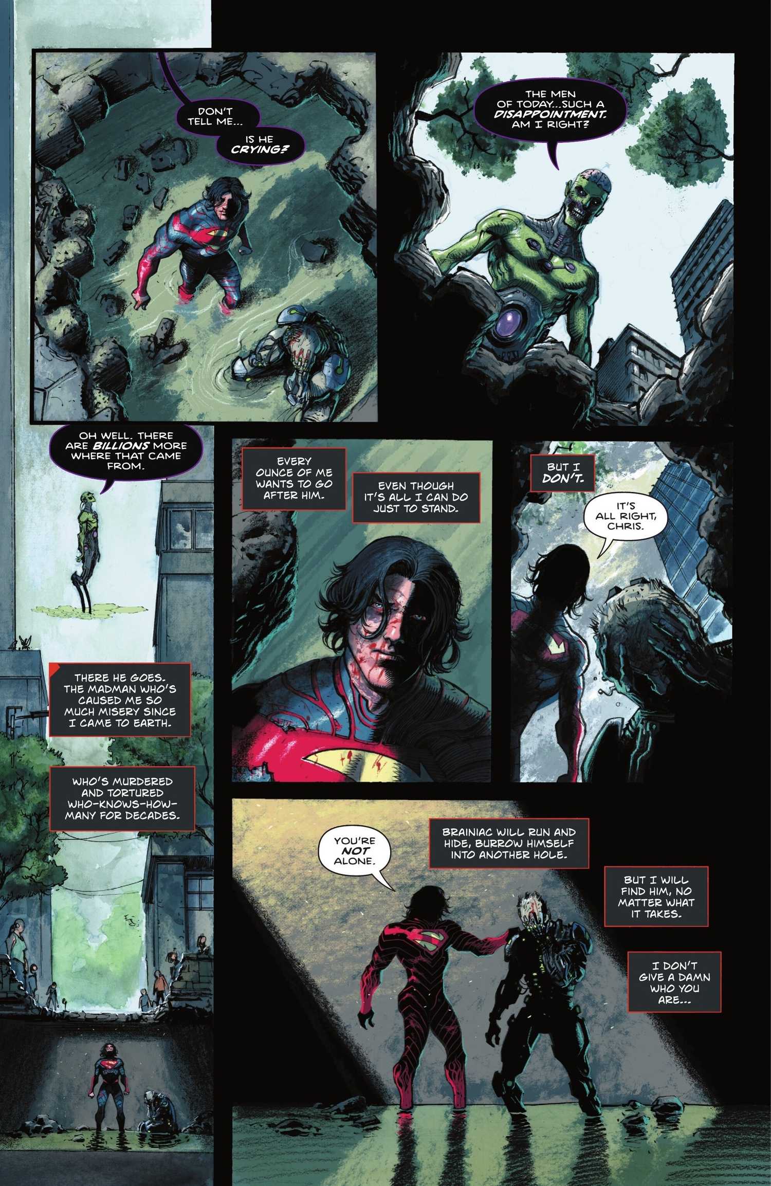Absolute Superman #22 with Metallo page 2