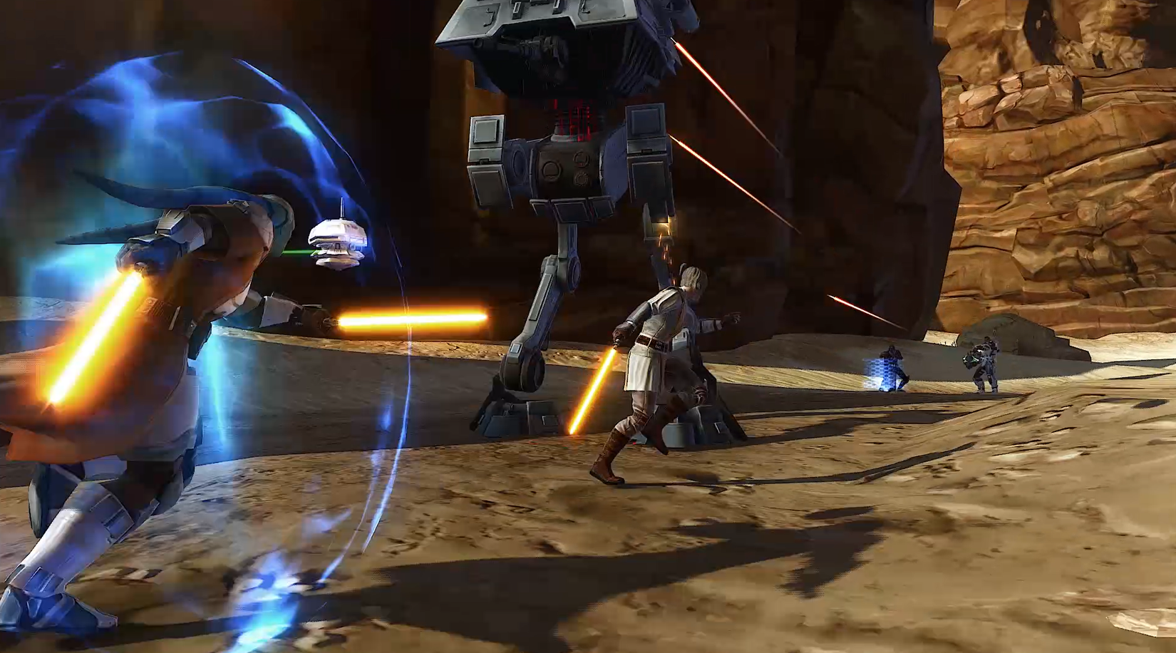 Image shows gameplay from Star Wars: The Old Republic 8.0