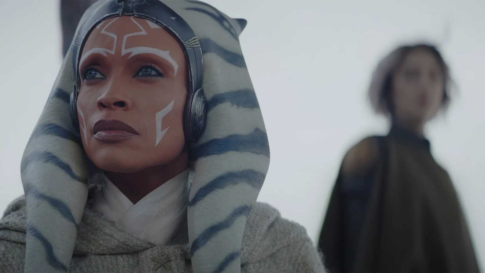 Ahsoka looking into the distance with Sabine behind her in Ahsoka season 2