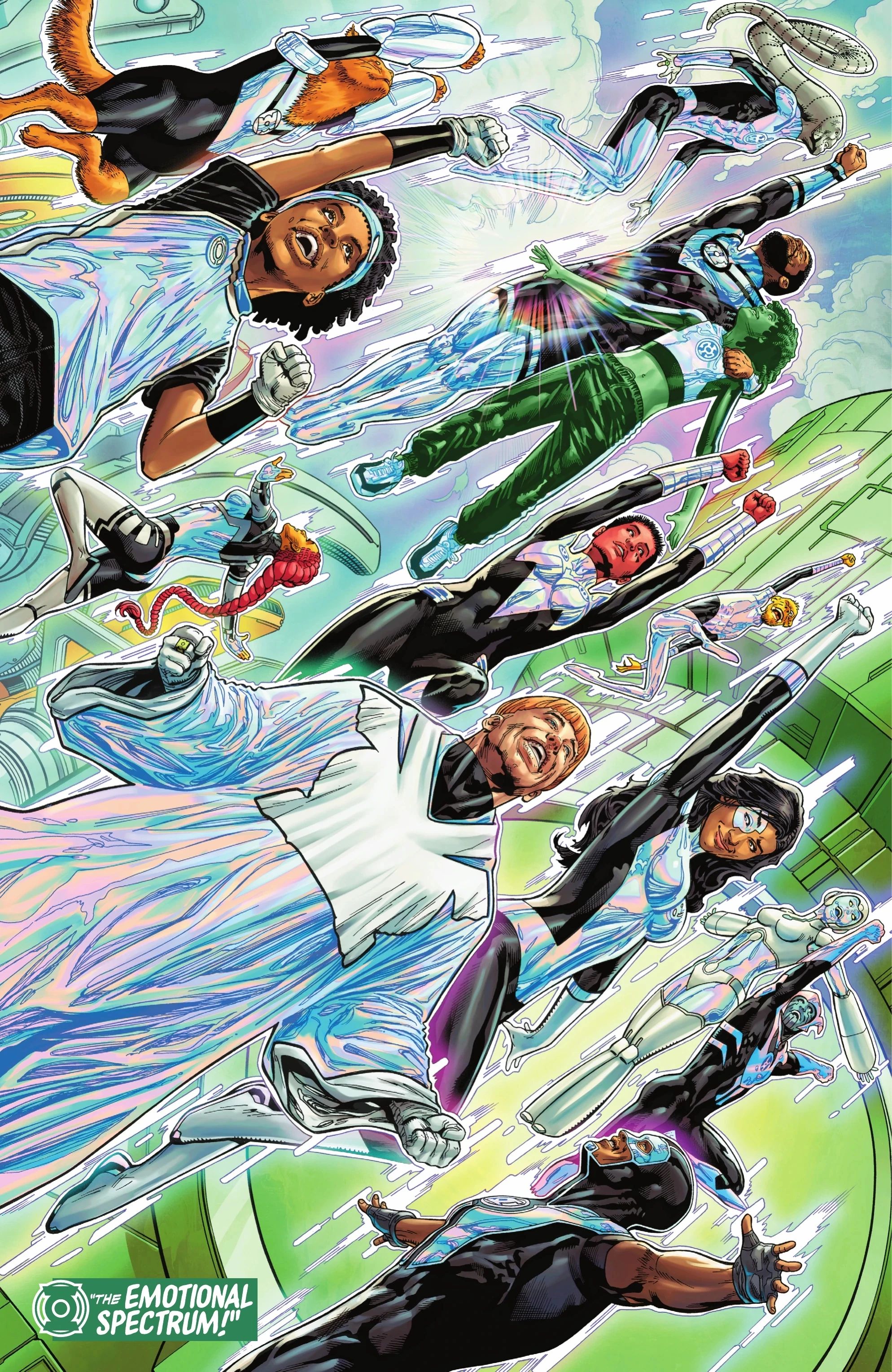 Allsight Guy Gardner leads the Chrome Lantern Corps in DC Comics
