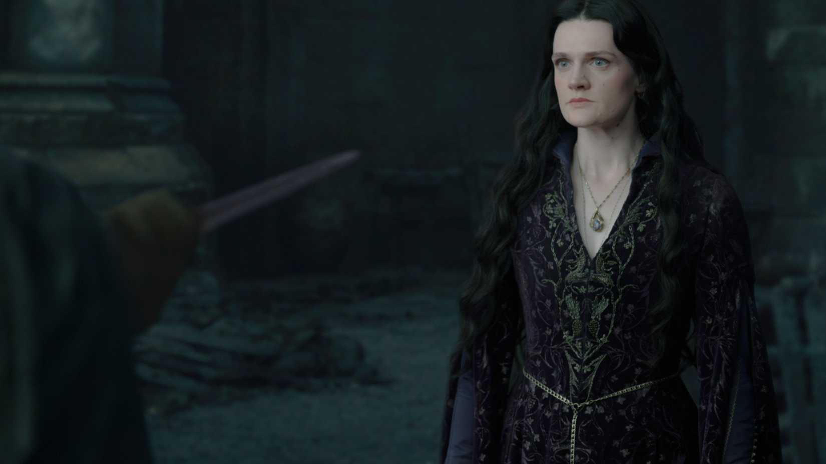 Alys Rivers (Gayle Rankin) at Harrenhal in House of the Dragon season 3 finale