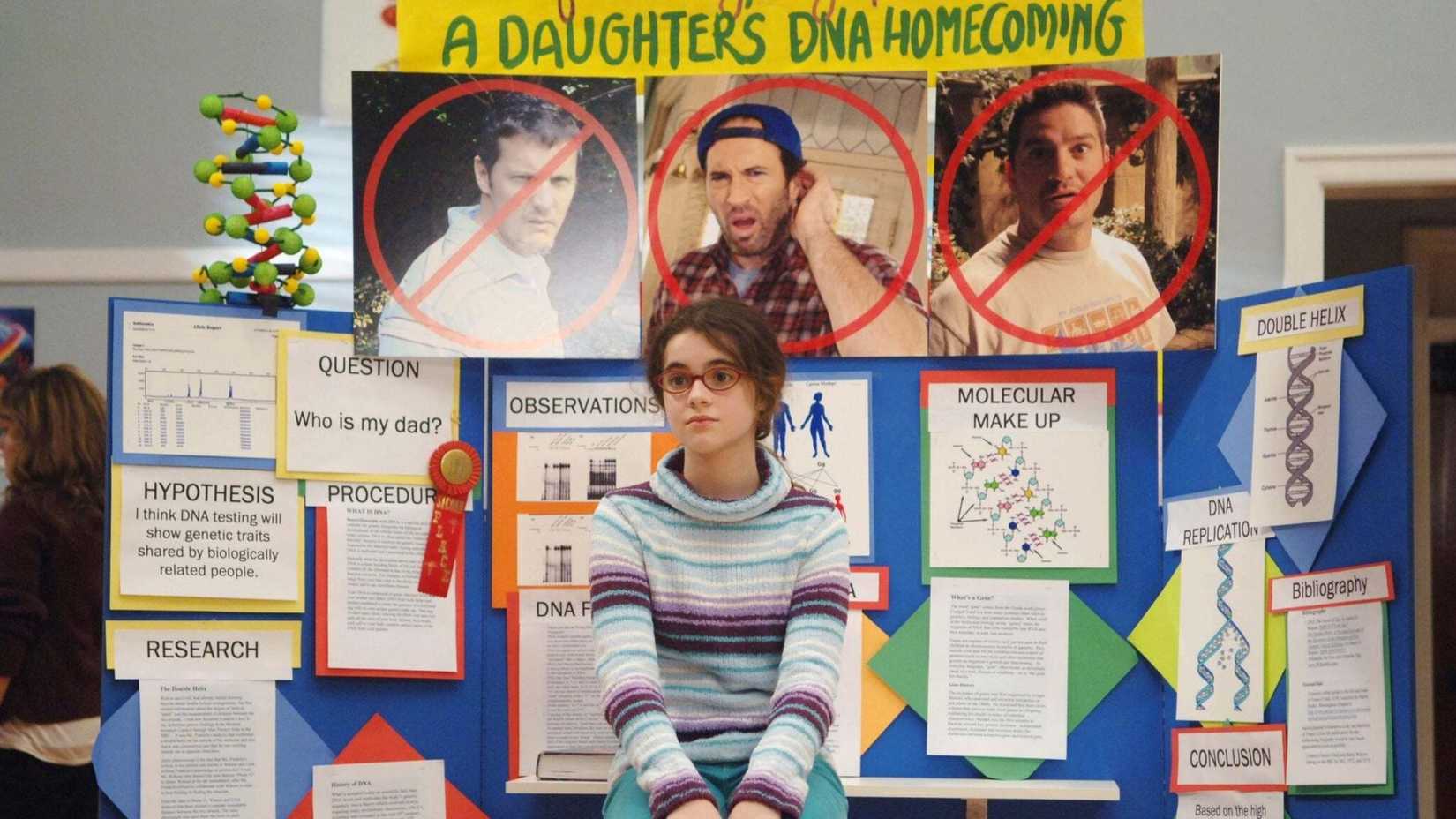 April Nardini (Vanessa Marano) in front of her science project in Gilmore Girls