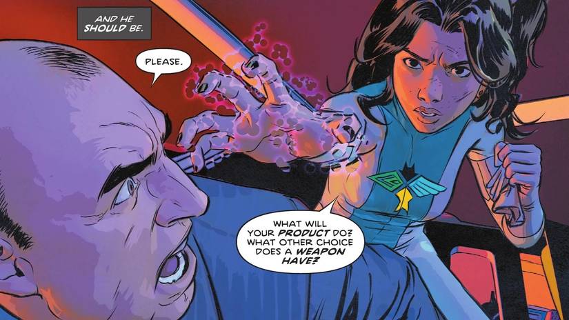 Arabella attacks Klepp in Detective Comics 1112