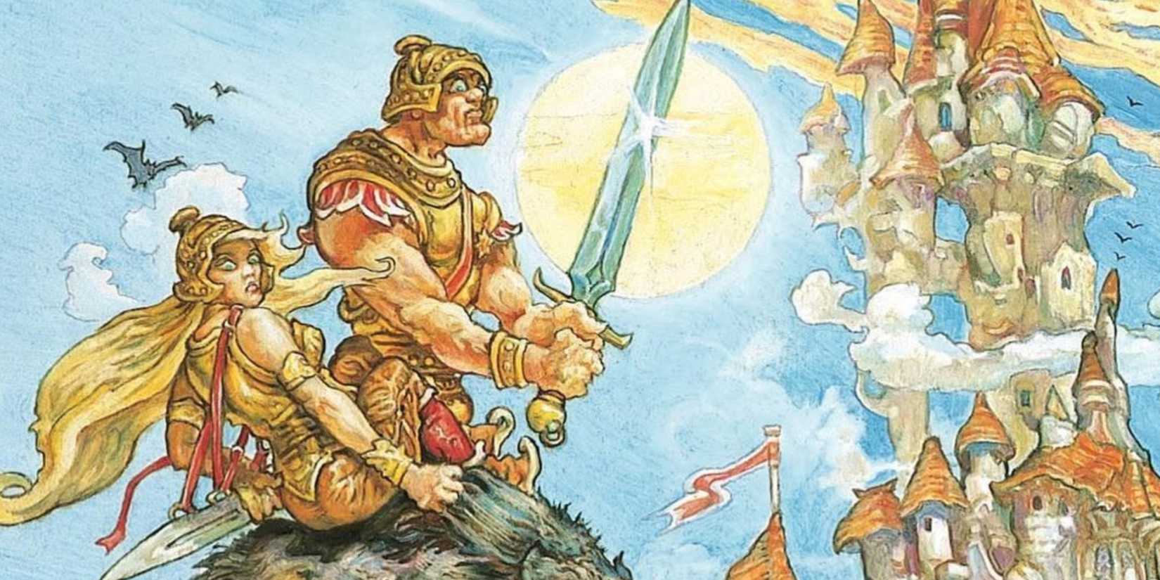 Art from the cover of the Discworld novel The Fifth Elephant