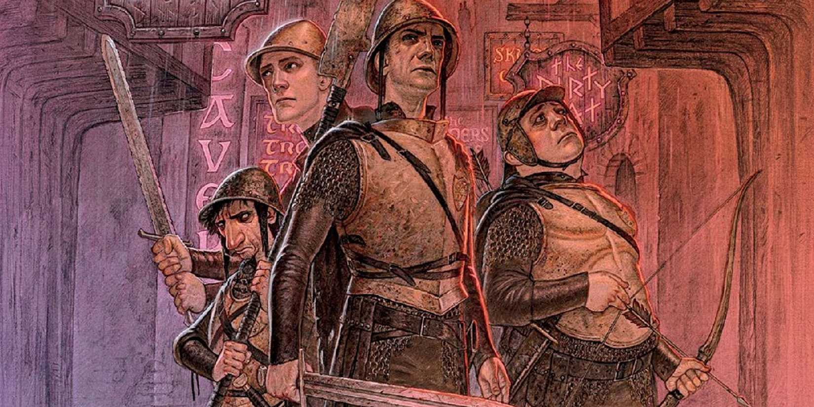 Art of the Anhk-Morpork city watch by Paul Kidby