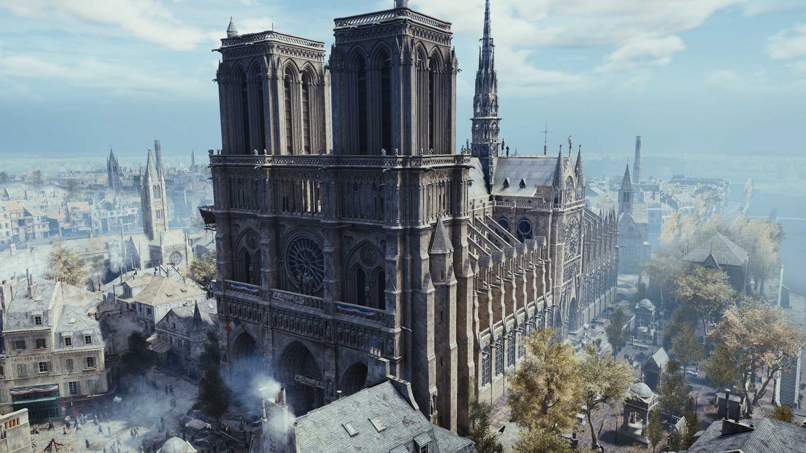 Notre Dame as seen in Assassin's Creed Unity.