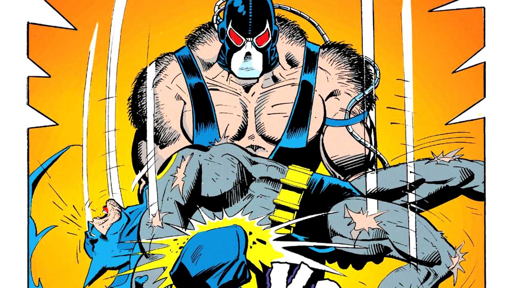Bane breaks Batman's back in Knightfall comic