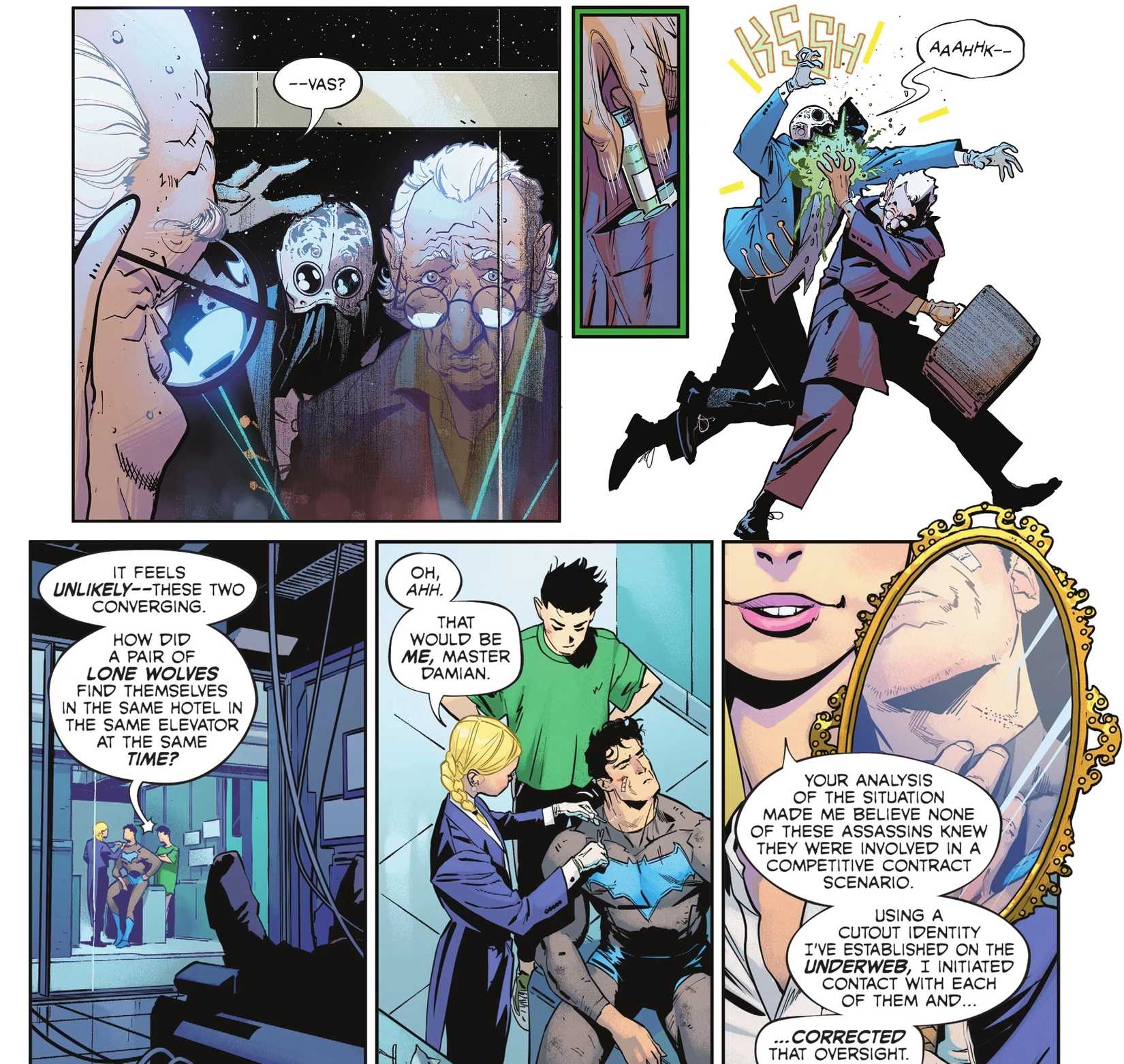 BATMAN ALLY VERITY TAKES DOWN TWO ASSASSINS