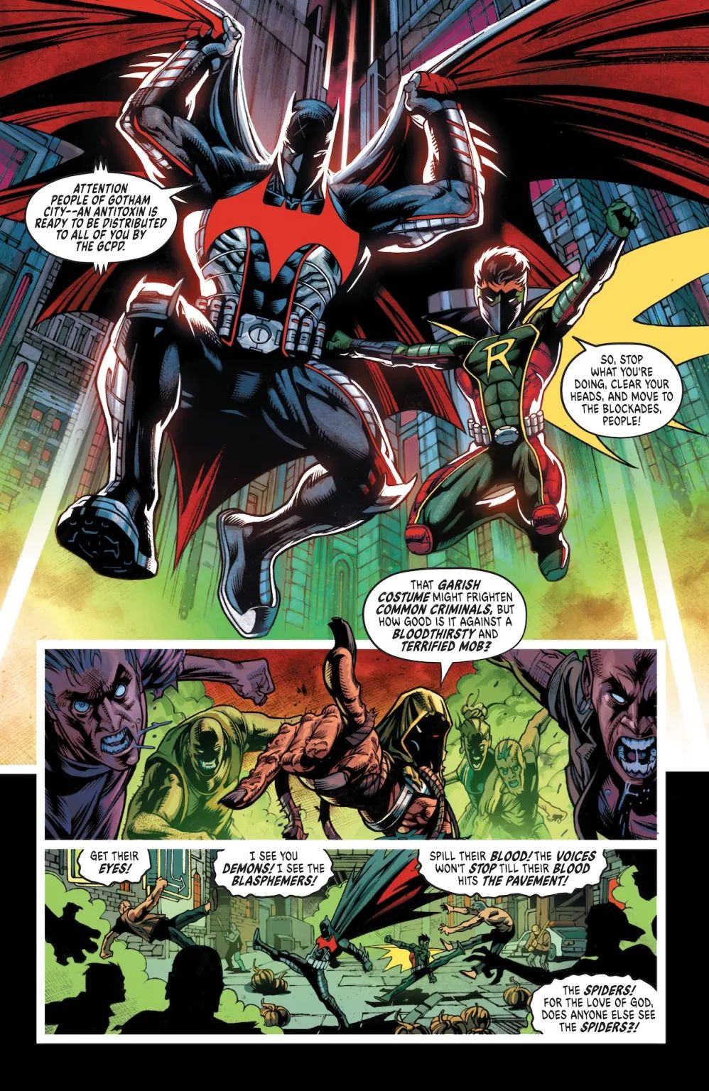 Batman and Robin Get Sci-Fi Redesigns in DC's Father of Tomorrow #4