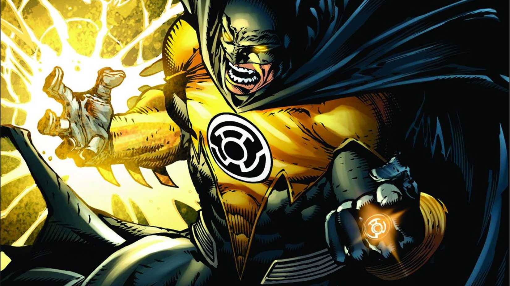 Batman as a Yellow Lantern