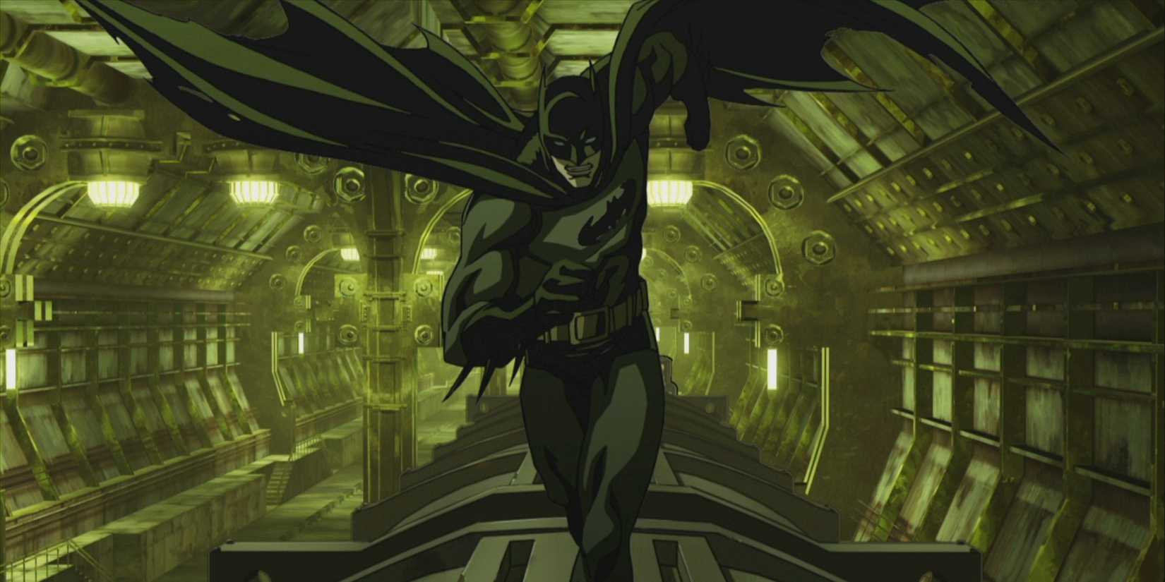 Batman in the sewer in Batman: Gotham Knight