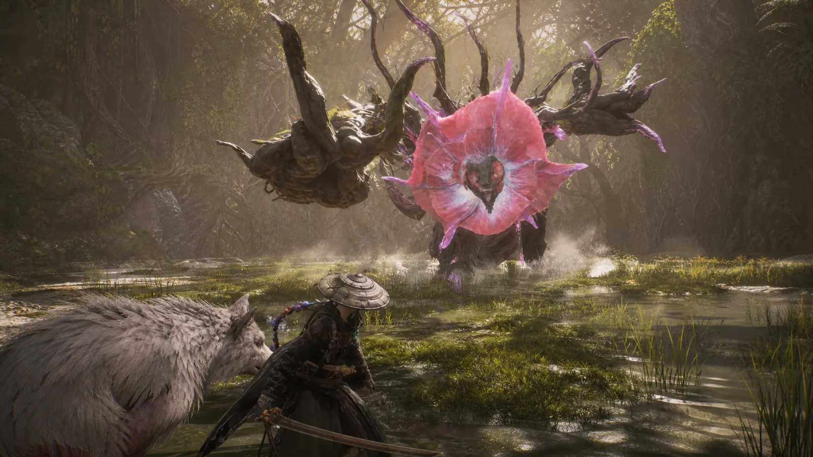 Beast of reincarnation emma and koo fighting ursa nushi