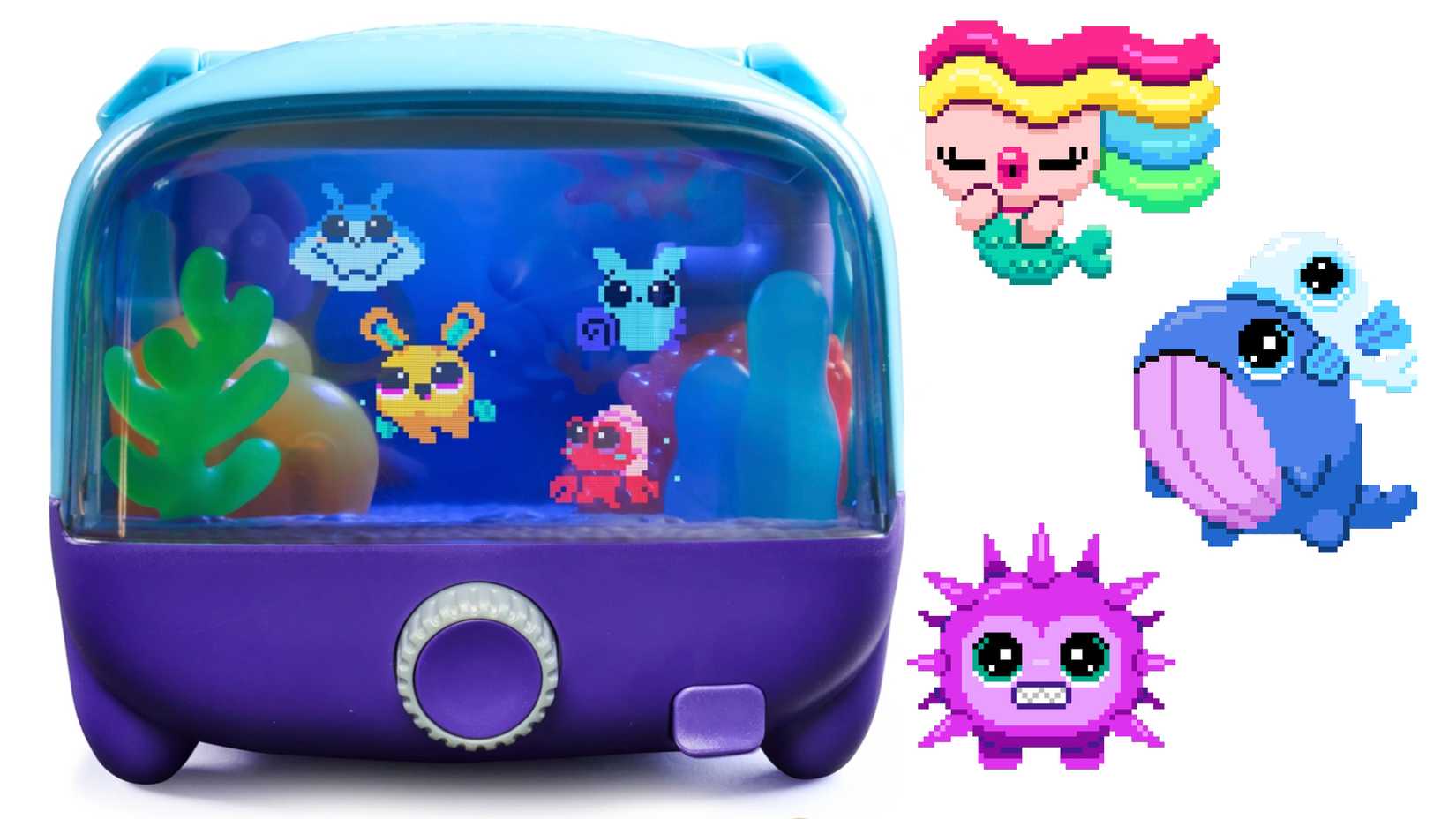 bitzee aquarium toy and creatures